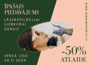 Lazerepilacija atlaide -50%